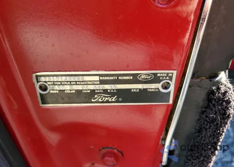 1966 Ford Thunderbir из США, поврежденный, VIN 6Y81Z142389